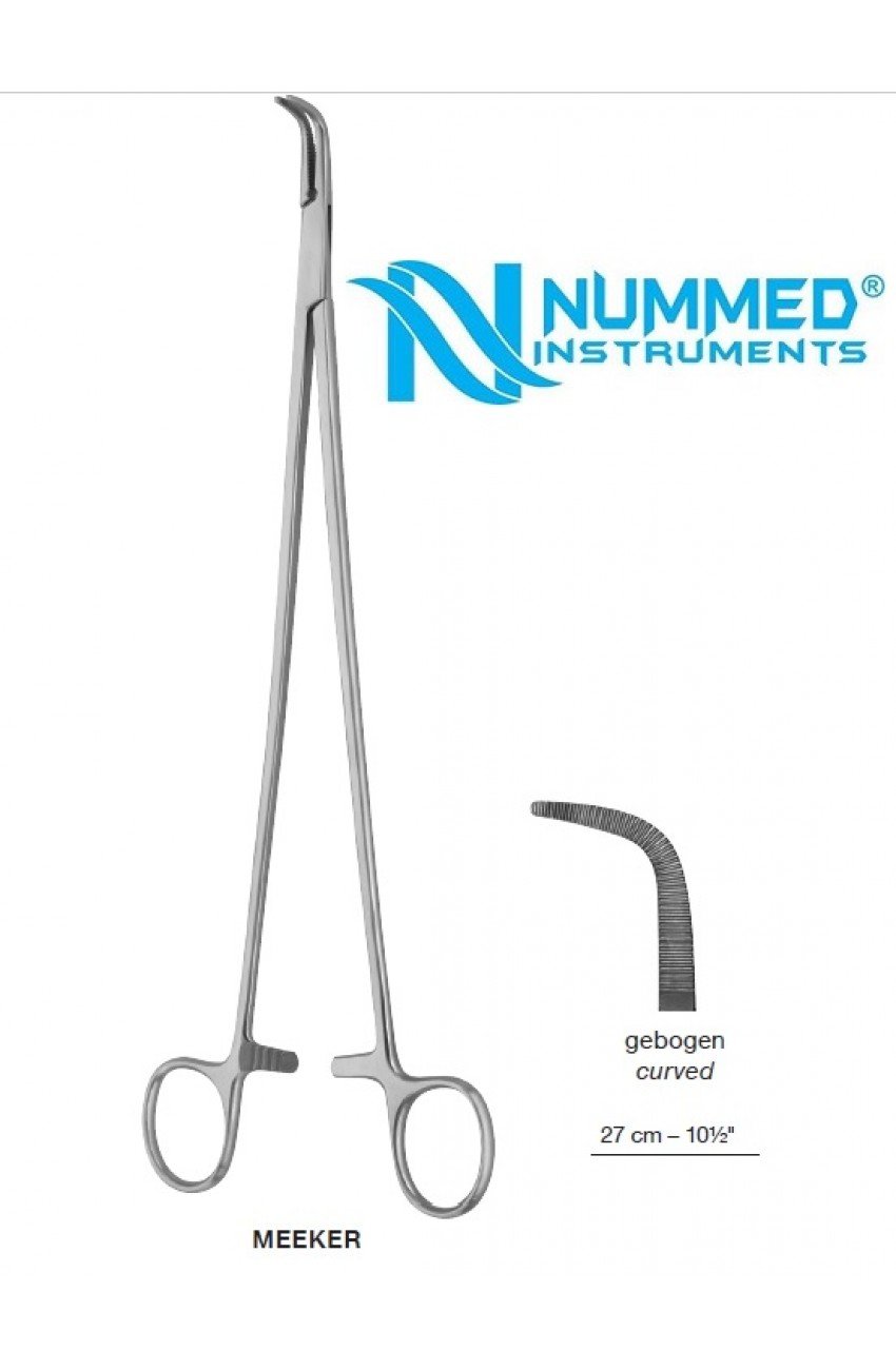 Medline Meeker Artery Forceps - FORCEP, HEMO, MEEKER, RT ANG, SERR., 7